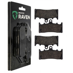 2 Kit plaquettes frein Av Ga et Dr Pour Kawasaki Vulcan 1600 Mean Streak  de 2004 à 2004
