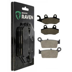 2 Kit plaquettes frein Avant et Arrière Pour Kawasaki KLX 250  de 2009 à 2017