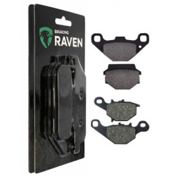 2 Kit plaquettes frein Avant et Arrière Pour Kawasaki KMX 125  de 1999 à 2002