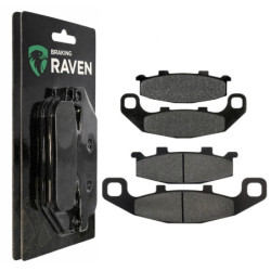 2 Kit plaquettes frein Avant et Arrière Pour Kawasaki Ninja 250R  de 1988 à 1995
