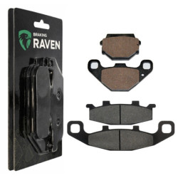 2 Kit plaquettes frein Avant et Arrière Pour Kawasaki KLE 500  de 1991 à 2007