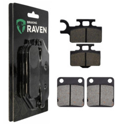 2 Kit plaquettes frein Avant et Arrière Pour Kawasaki KX 65  de 2000 à 2023