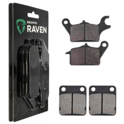 2 Kit plaquettes frein Avant et Arrière Pour Kawasaki Z125  de 2017 à 2021