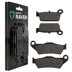 2 Kit plaquettes frein Avant et Arrière Pour Kawasaki KX 450  de 2024 à 2026