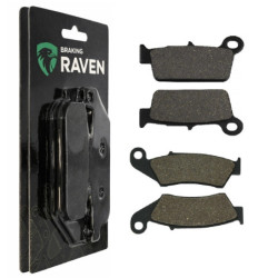 2 Kit plaquettes frein Avant et Arrière Pour Kawasaki KX 450X  de 2022 à 2023