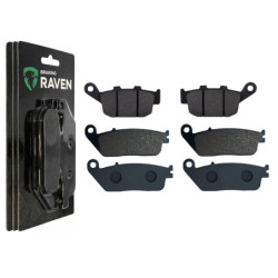 3 Kit plaquettes frein Av G, Av D et Ar Pour Kawasaki Versys 650  de 2015 a 2015