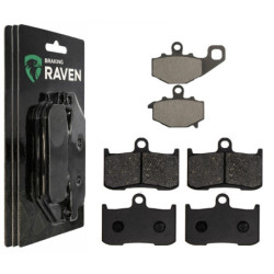 3 Kit plaquettes frein Av G, Av D et Ar Pour Kawasaki Ninja ZX-9R 900  de 2002 a 2003