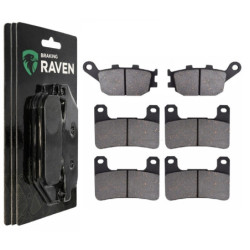3 Kit plaquettes frein Av G, Av D et Ar Pour Kawasaki Ninja ZX-4RR 400  de 2024 a 2026