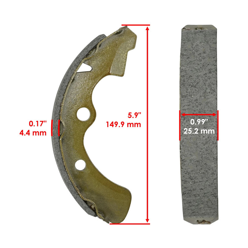 Machoire de frein Av Ga ou Dr Pour Kawasaki Mule 4010 Trans Diesel KAF 950  de 2009 à 2013 - Image 2