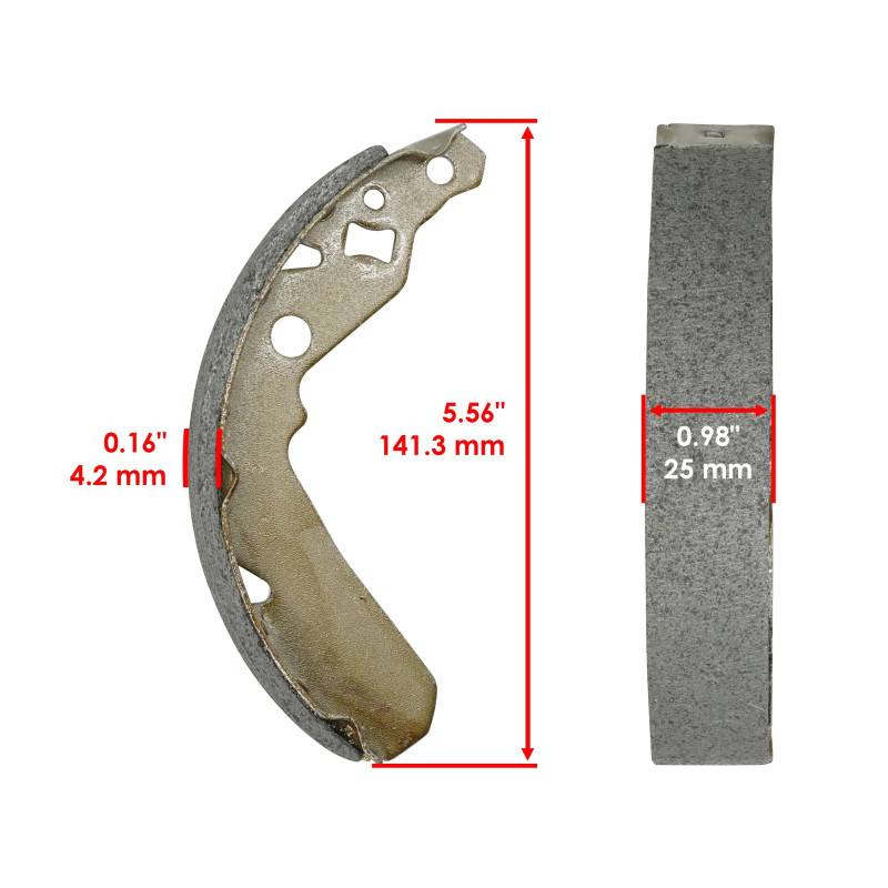 Machoire de frein Av Ga ou Dr Pour Kawasaki Mule 600 KAF 400  de 2005 à 2016 - Image 2