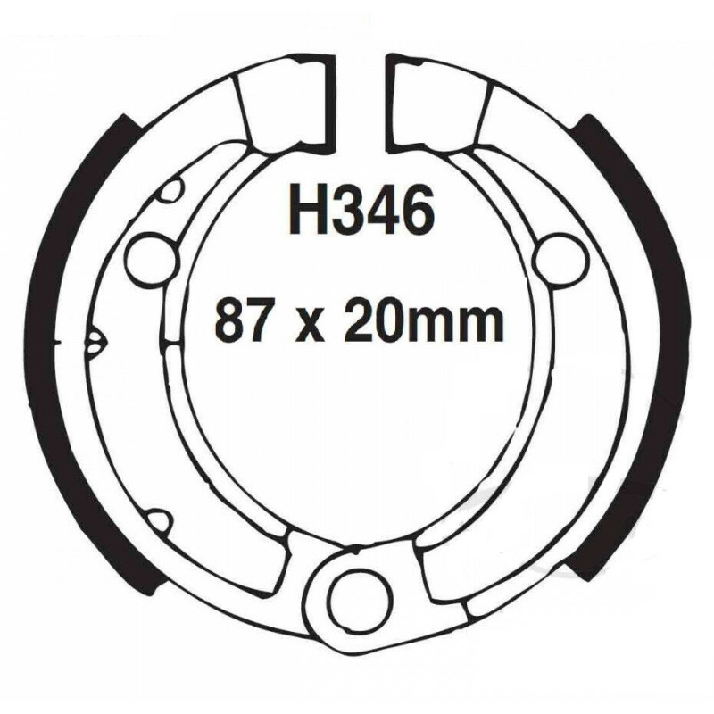 Machoire de frein Av Ga ou Av Dr Pour Aeon Minikolt 50  de 2003 à 2015 - Image 2