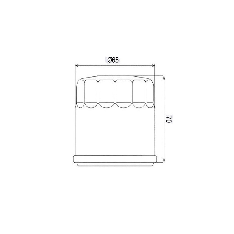Filtre à Huile pour Kawasaki KAF 400 Mule  de 2005 à 2012 - Image 2