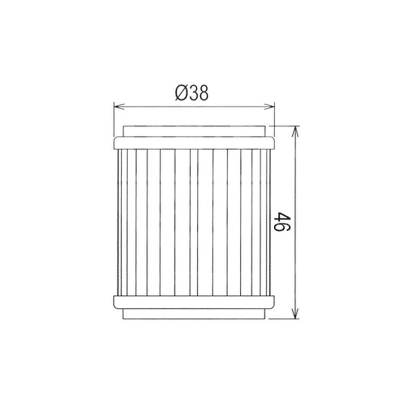 Filtre à Huile pour Mbk Skycruiser 125  de 2006 à 2013 - Image 2