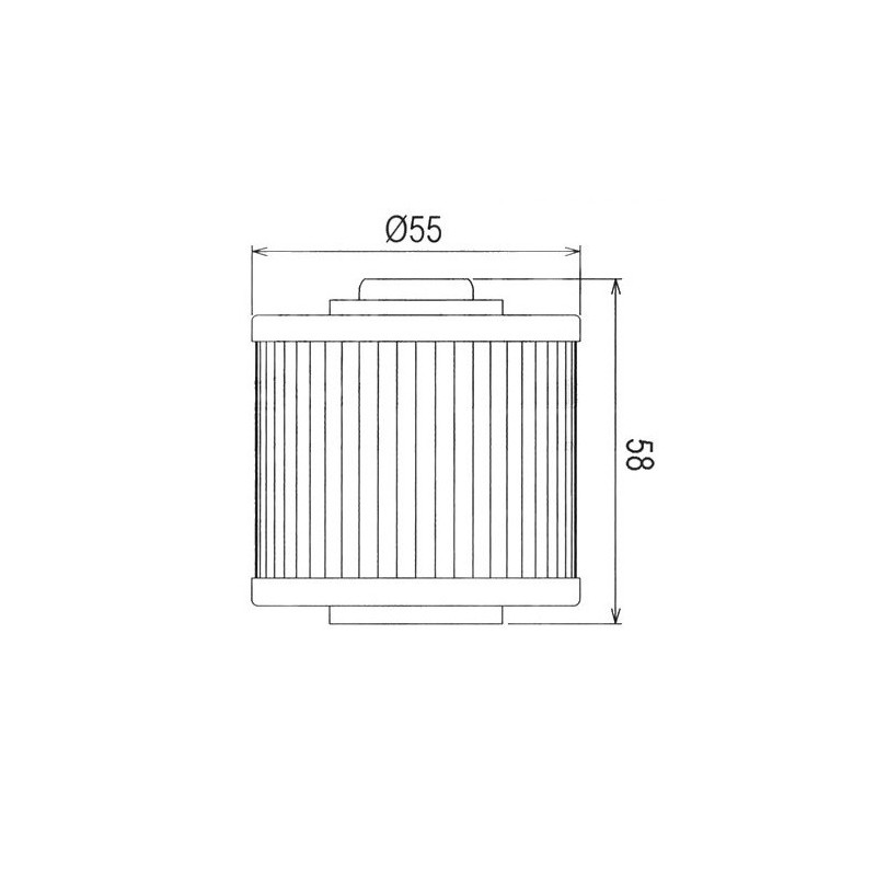 Filtre à Huile pour Yamaha Big Wheel 350 BW de 1987 à 1988 - Image 2