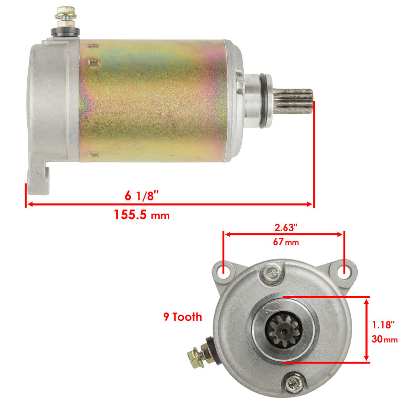 Démarreur pour Can-am Outlander 500 570 L de 2015 à 2016 - Image 2