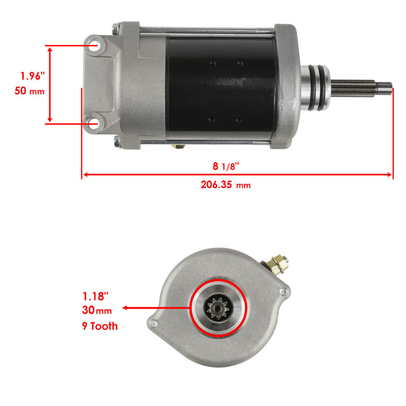 Démarreur pour Polaris RZR XP toutes versions de 2016 à 2020 - Image 2