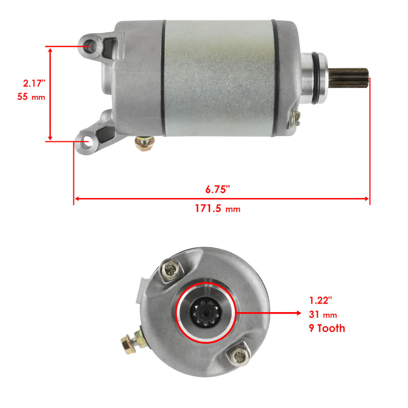 Démarreur pour Polaris Sportsman 450 HO de 2016 à 2020 - Image 2