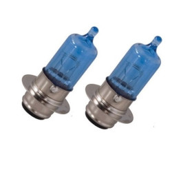2 Ampoules phare bleu pour Yamaha YFM Wolverine 350  de 1995 à 2012