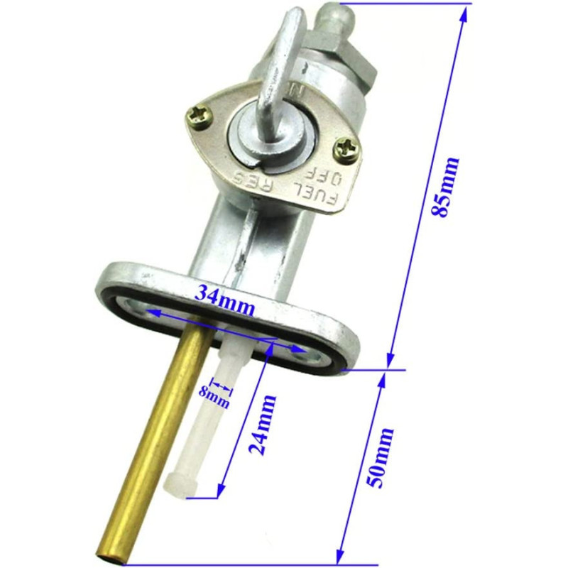 Robinet d'essence pour Yamaha CT3 125  de 1973 à Nc - Image 2