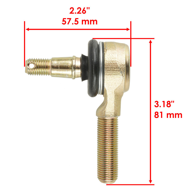 Paire de rotules de direction pour Yamaha YFM Raptor 700  de 2006 à 2014 - Image 2