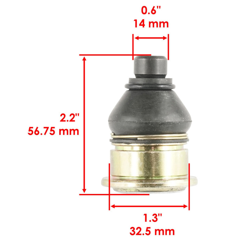 Rotule de triangle pour Yamaha YFM Grizzly 660  de 2002 à 2008 - Image 2