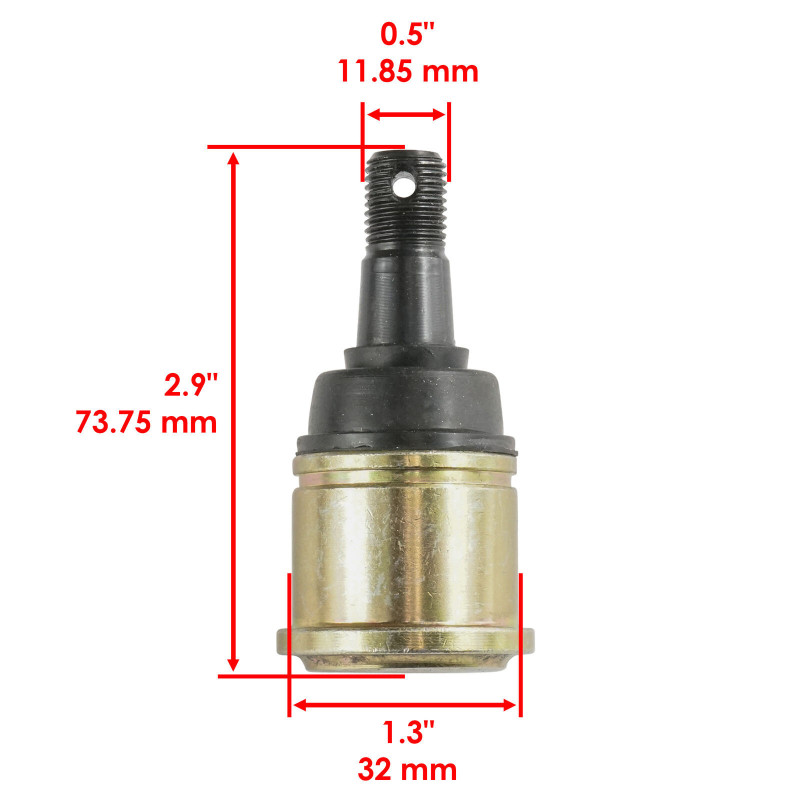 Rotule de triangle pour Yamaha YFM Bear Tracker 250  de 1999 à 2004 - Image 2