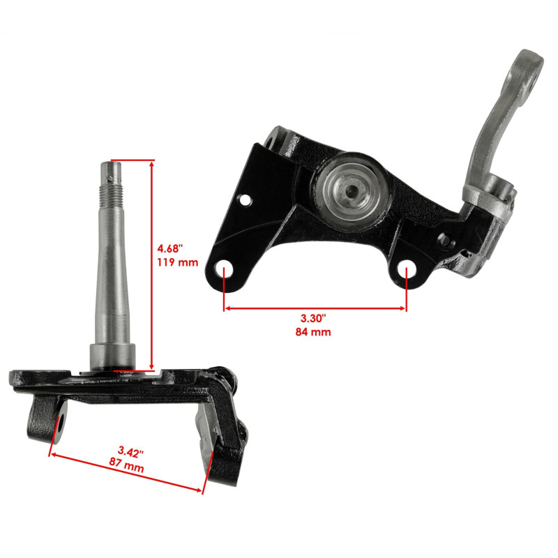 Fusé avant droite pour Yamaha YFM Raptor 125  de 2011 à 2013 - Image 2