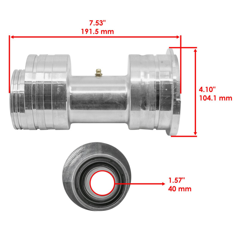 Moyeu arrière complet pour Yamaha YFZ 450  de 2006 à 2021 - Image 2