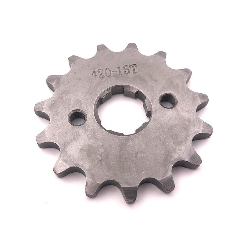 Pignon sortie de boite 15 dents pour Yamaha PW 80  de 1983 à 2006